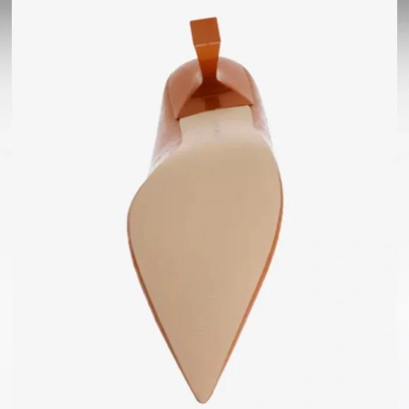 NWT Steve Madden Prisco Heel Pump In Cognac Snake Size 8.(Color Is Cognac) - Picture 4 of 14